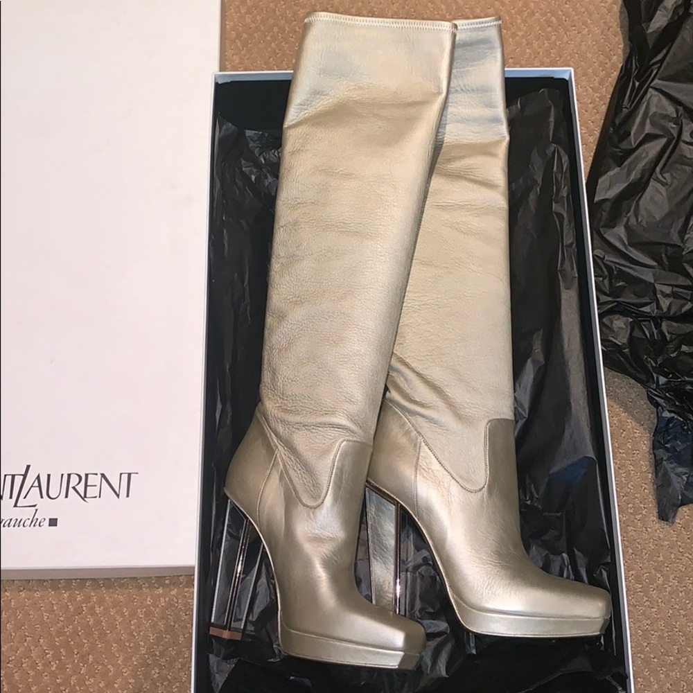Yves Saint Laurent runway boot limited edition